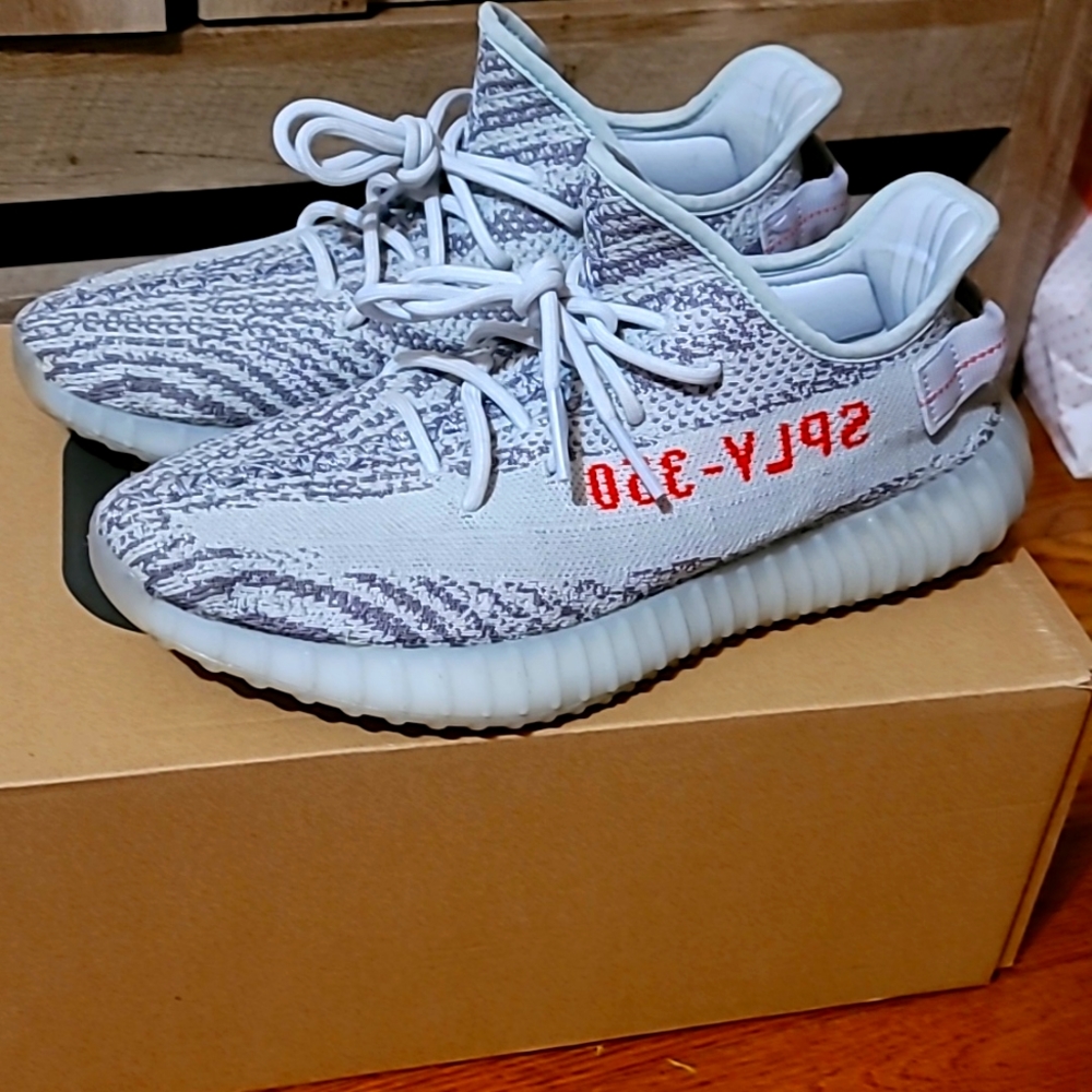 Yeezy blue tint